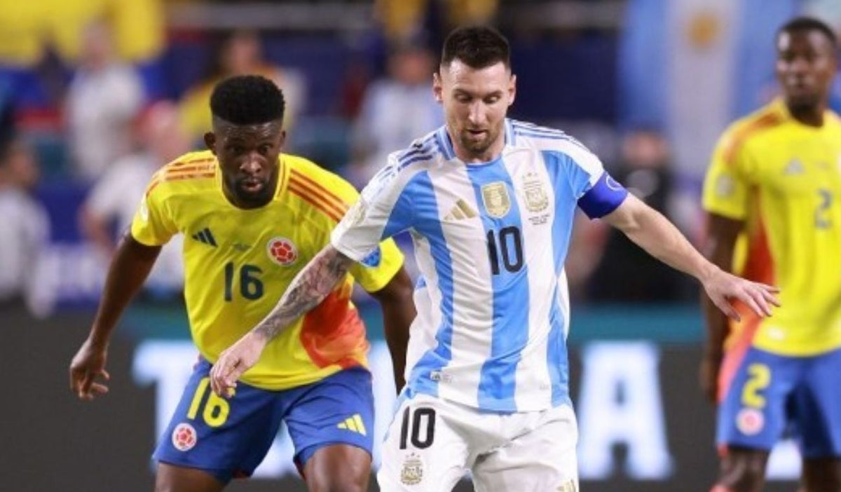 Lionel Messi Argentina vs Colombia
