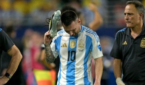Lionel Messi sufre lesión en la final de la Copa América 2024