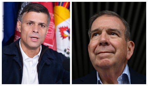 Leopoldo López y Edmundo González
