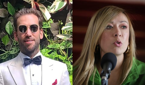 Martín Santos y Katherine Miranda