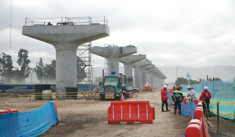 Obras del Metro de Bogotá