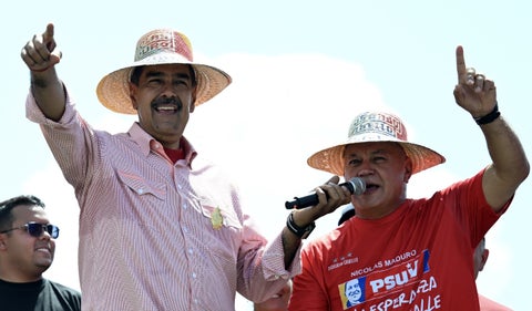 Nicolás Maduro y Diosdado Cabello