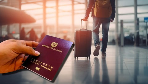 Pasaporte colombiano viajes
