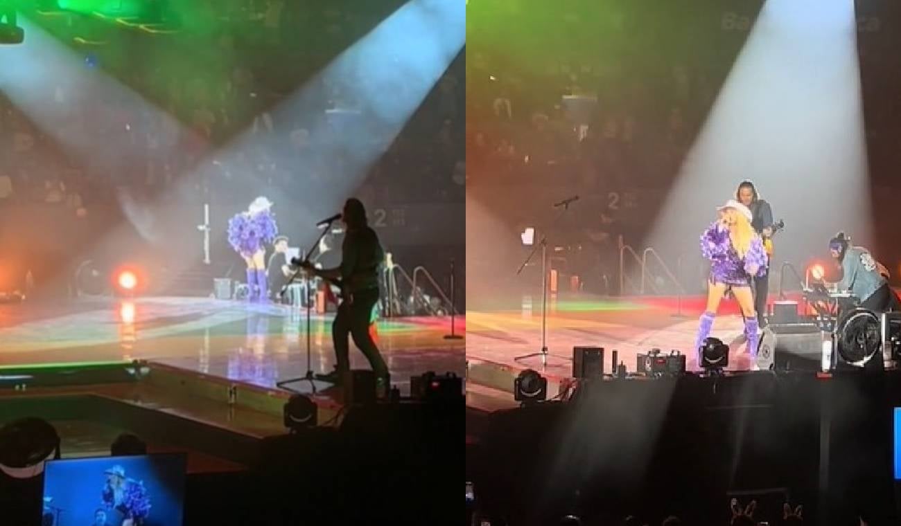 Paulina Rubio en concierto