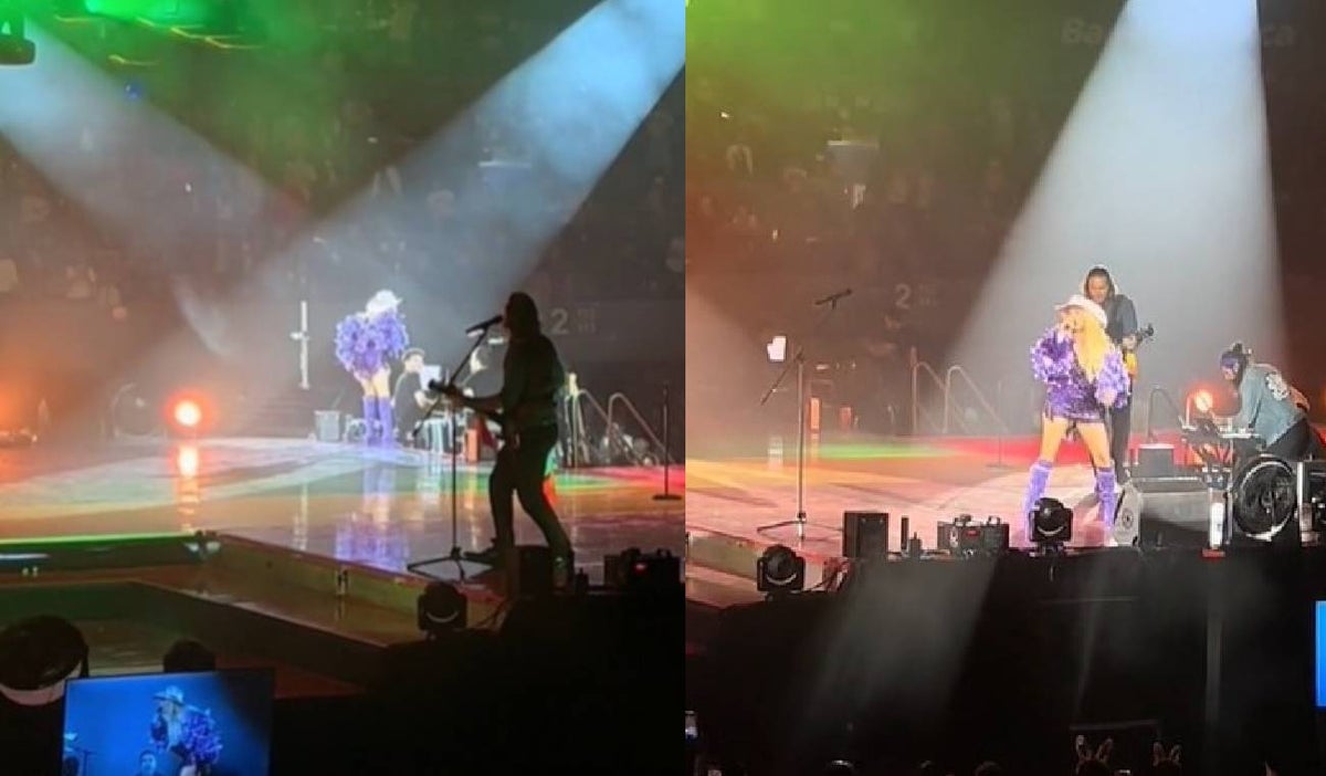 Paulina Rubio en concierto