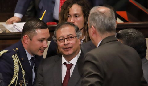 Presidente Gustavo Petro ante el Congreso de la República