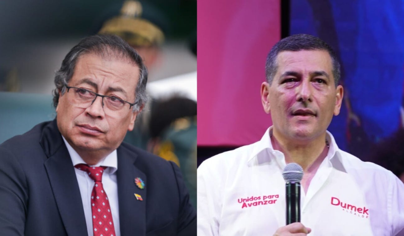 Gustavo Petro y Dumek Turbay