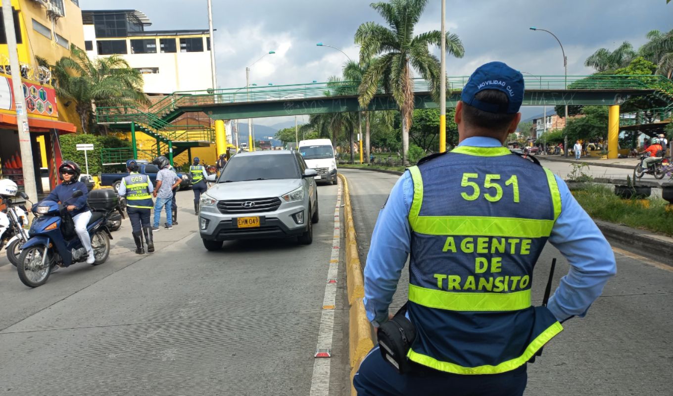 Agente de tránsito de Cali