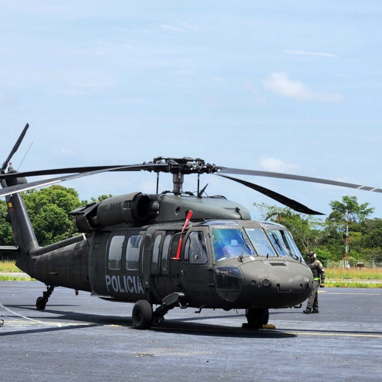 Disidentes de las Farc impactaron helicóptero de la Policía Nacional