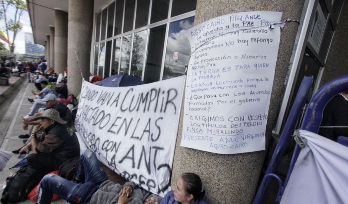 Rueda de prensa Agenda nacional campesina