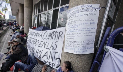 Rueda de prensa Agenda nacional campesina