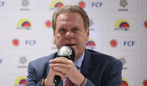Ramón Jesurúm, presidente de la Federación Colombiana de Fútbol