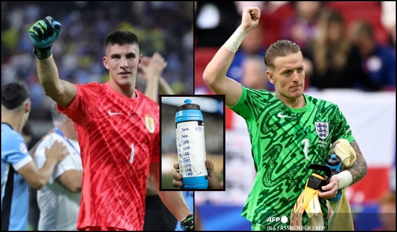 Segio Rochet, Jordan Pickford y la botella mágica