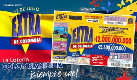 Sorteo extraordinario de Colombia, 27 de julio de 2024