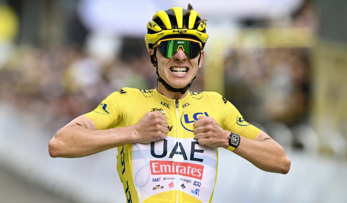 Tadej Pogacar gana etapa 14 del Tour de Francia