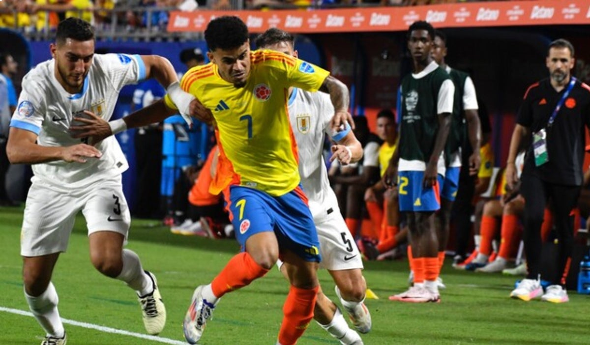 Uruguay vs Colombia en la Copa América