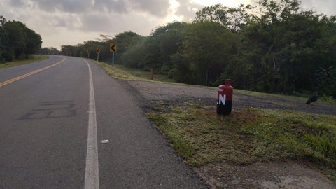 Vía en La Guajira