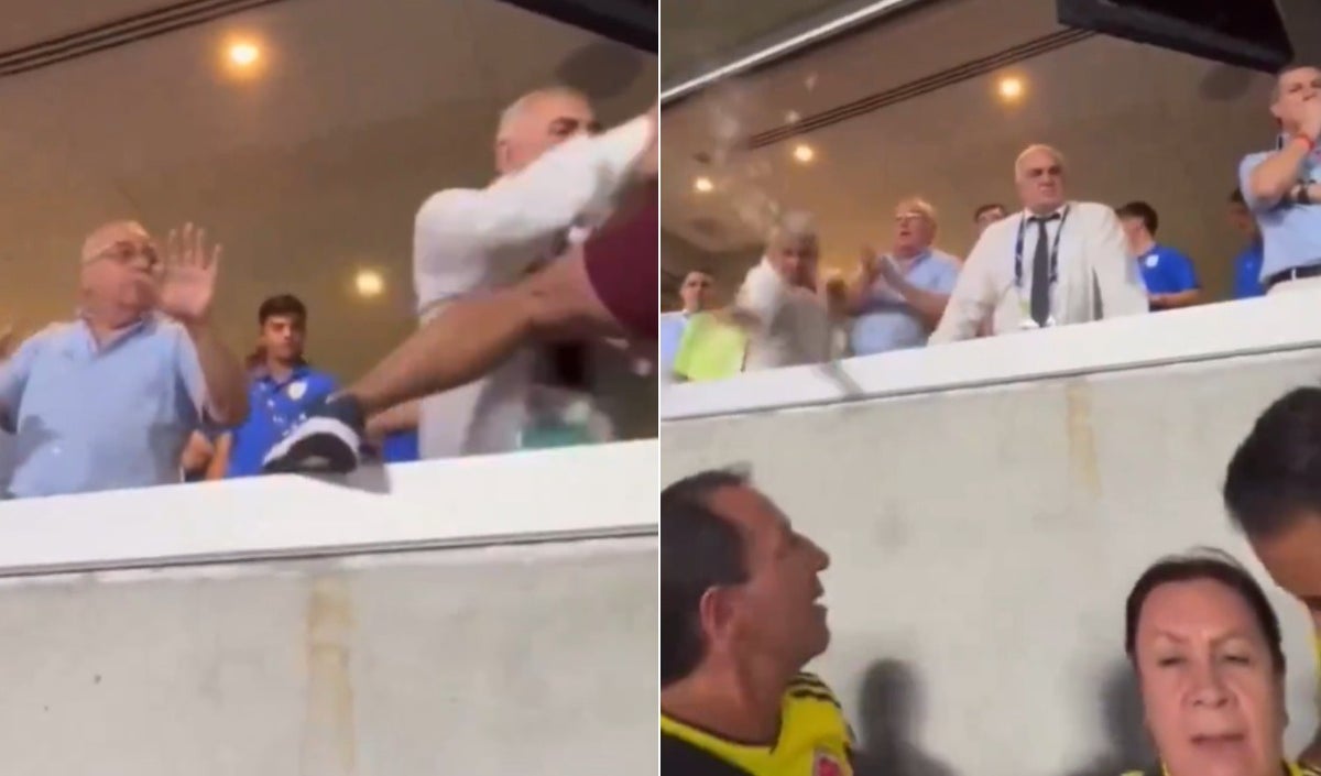 Dirigentes de Uruguay también atacaron a hinchas de Colombia