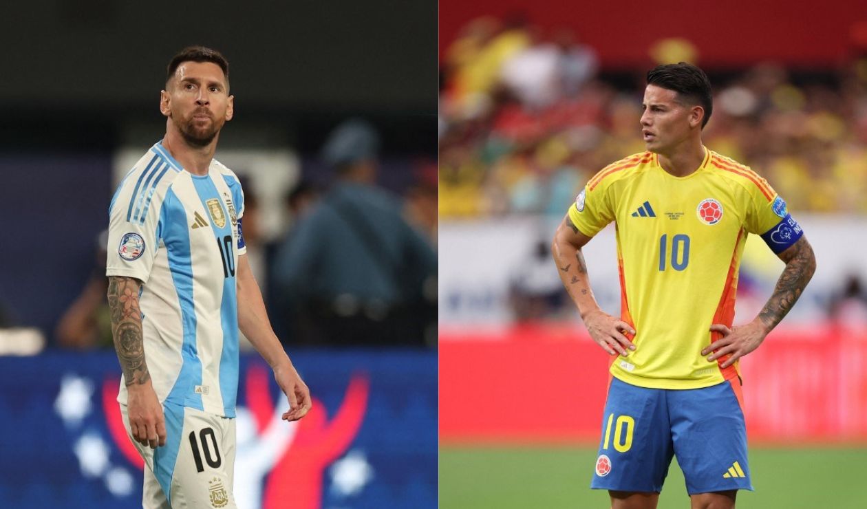 Selección Colombia y Argentina