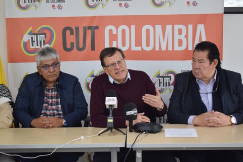 Fabio Arias presidente de la CUT.