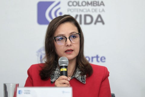 Luz Cristina López, ministra de Deporte