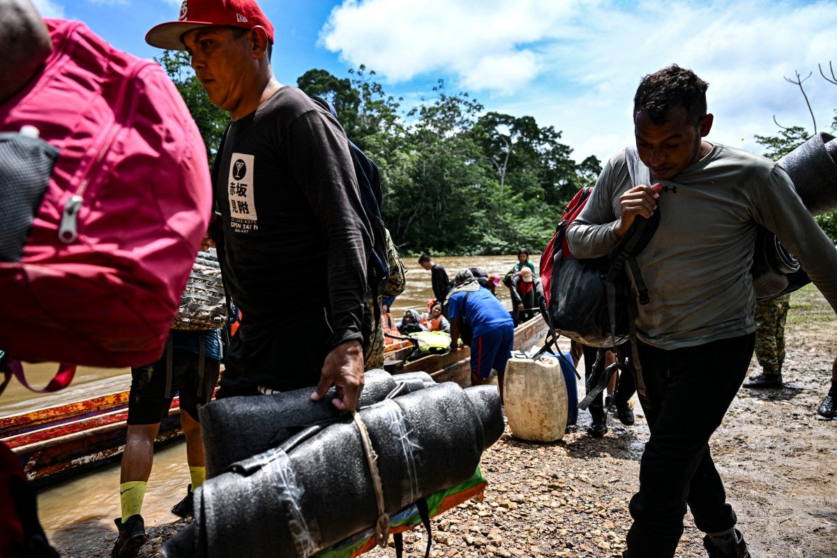 Tapón del Darién, migración venezolana