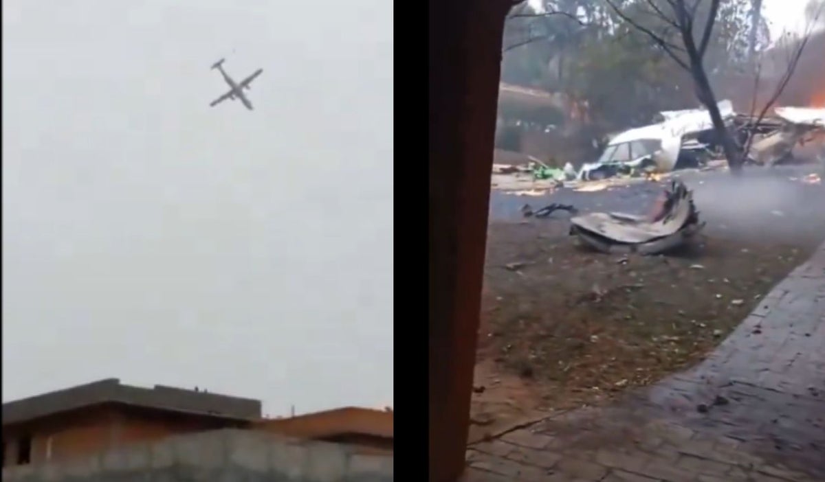 Avión se estrelló en Brasil HOY
