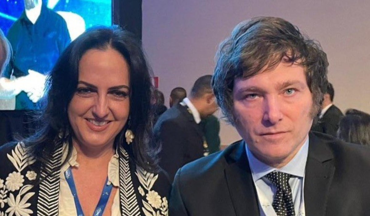 María Fernanda Cabal y Javier Milei