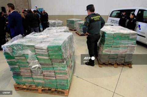 El cargamento partía de Colombia y llegaba al puerto español de Málaga con la apariencia legal de una exportación