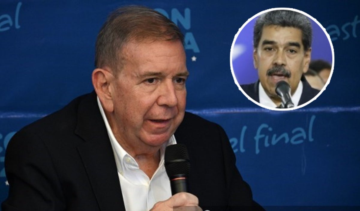 Edmundo González y Nicolás Maduro