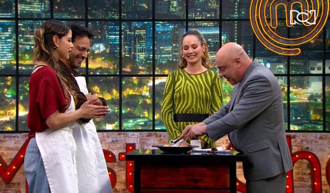 El excelente plato que cocinaron Dominica Duque y Estrada