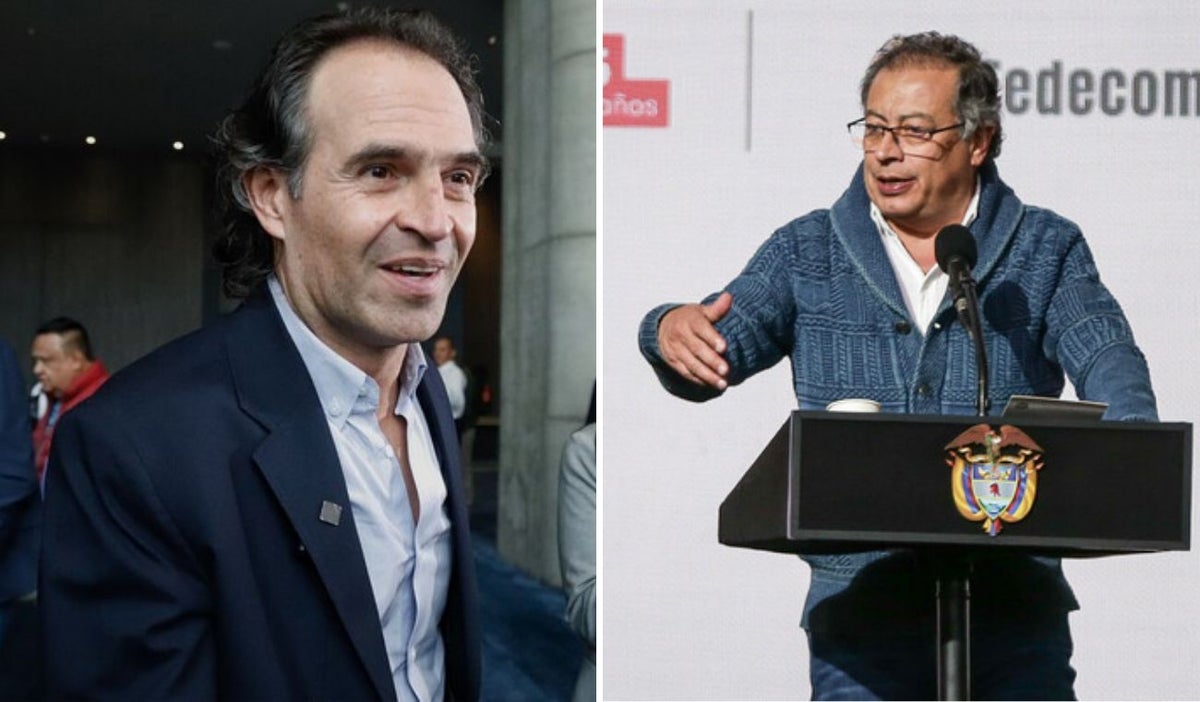 Federico Gutiérrez y Gustavo Petro
