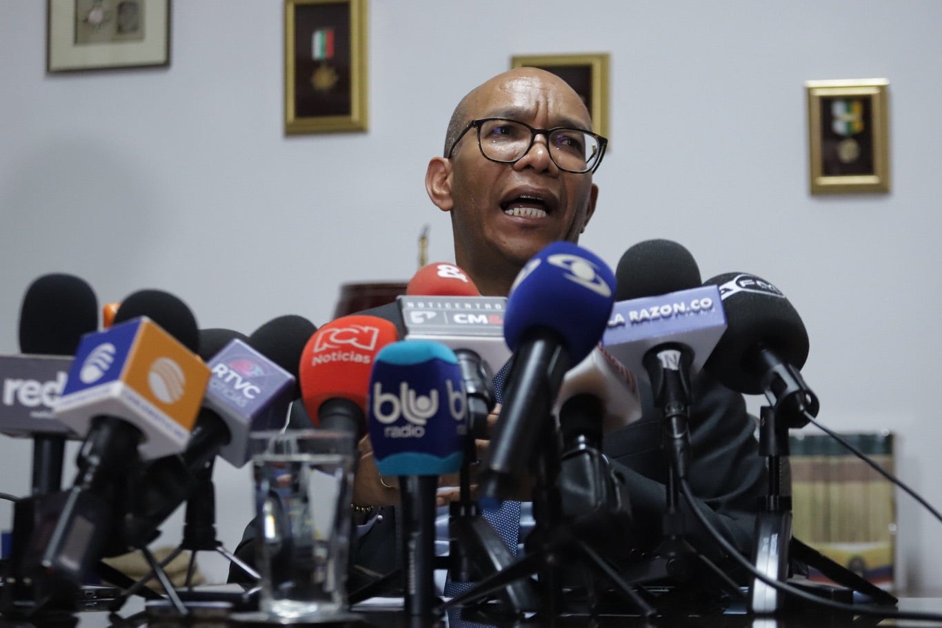 El presidente de la Corte Suprema, Gerson Chaverra