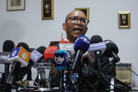 El presidente de la Corte Suprema, Gerson Chaverra