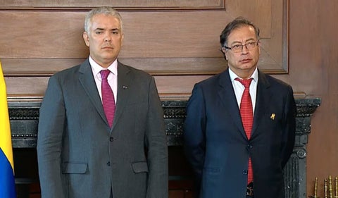 Iván Duque y Petro
