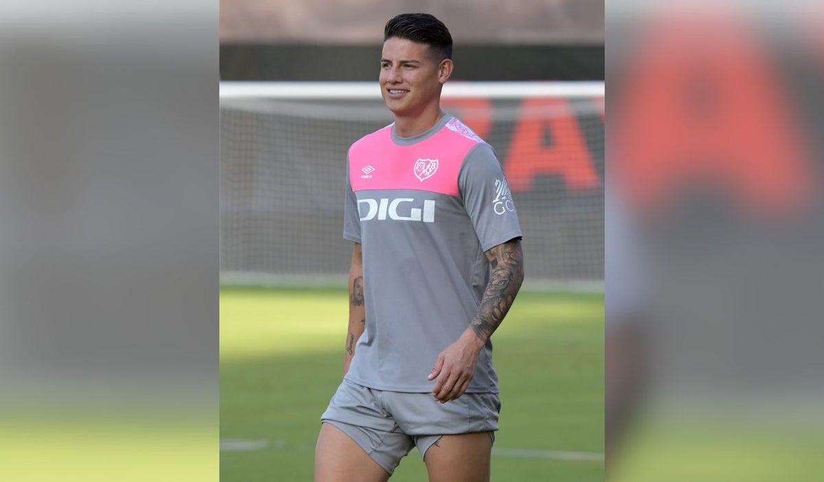 James Rodríguez con el Rayo Vallecano