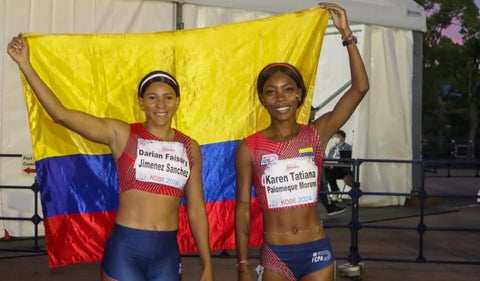 Karen Palomeque y Darian Faisury Jiménez