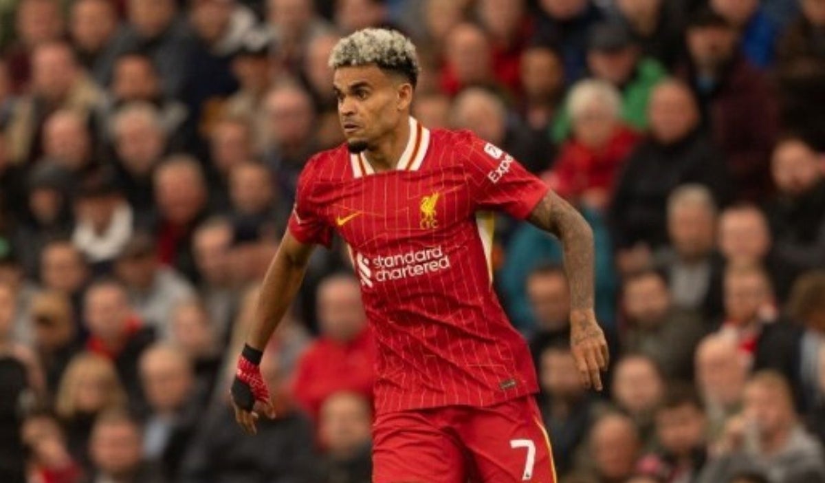 Luis Díaz con el Liverpool