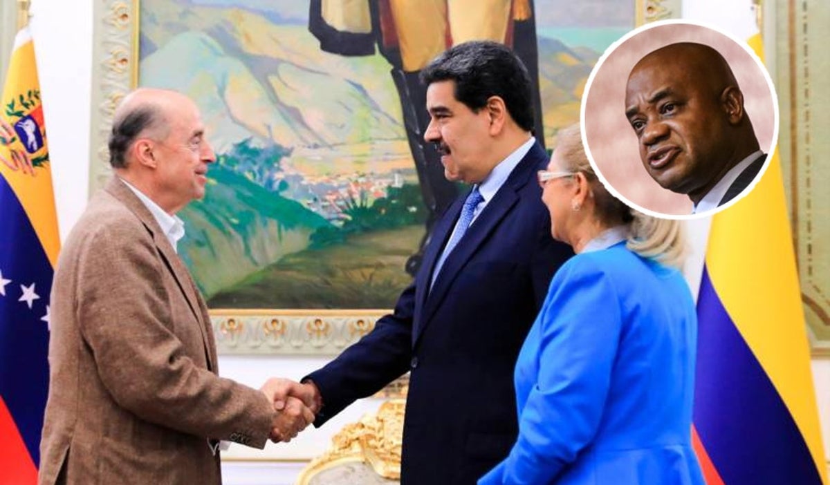 Luis Gilberto Murillo Álvaro Leyva y Nicolás Maduro