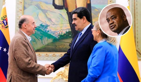 Luis Gilberto Murillo Álvaro Leyva y Nicolás Maduro