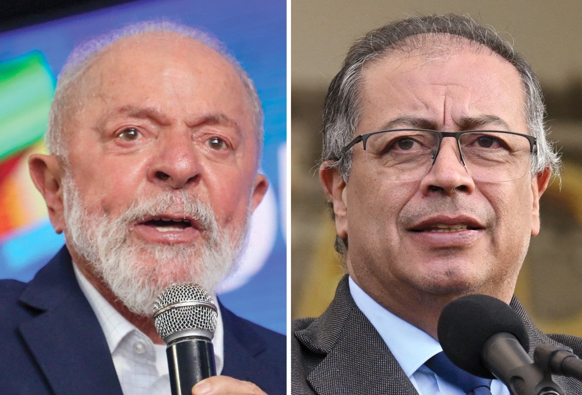 Lula da Silva y Gustavo Petro