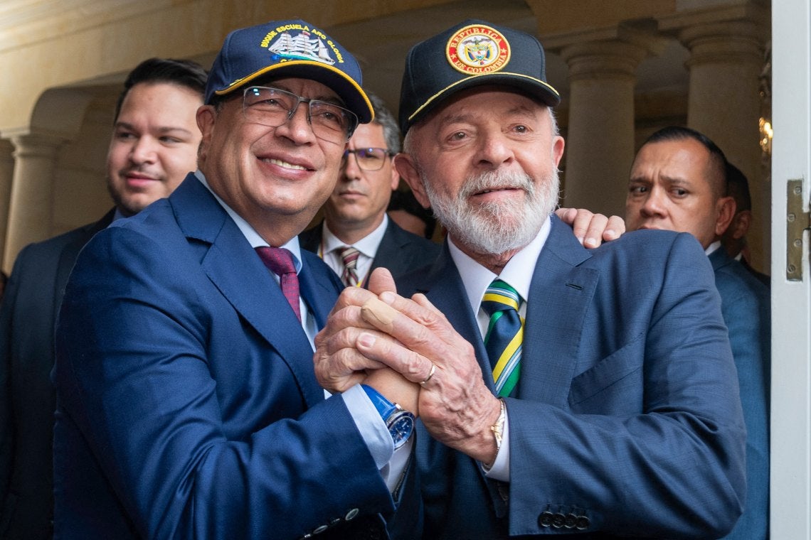 Gustavo Petro y Lula Da Silva