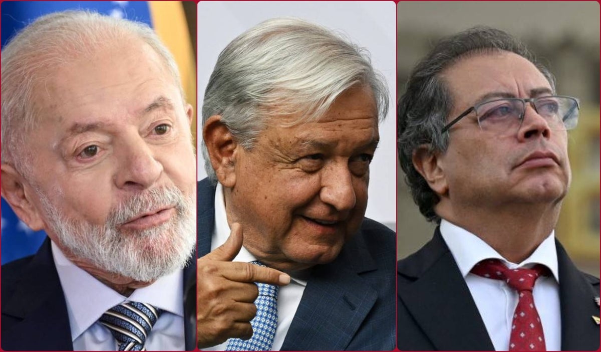 Petro, Lula da Silva y AMLO