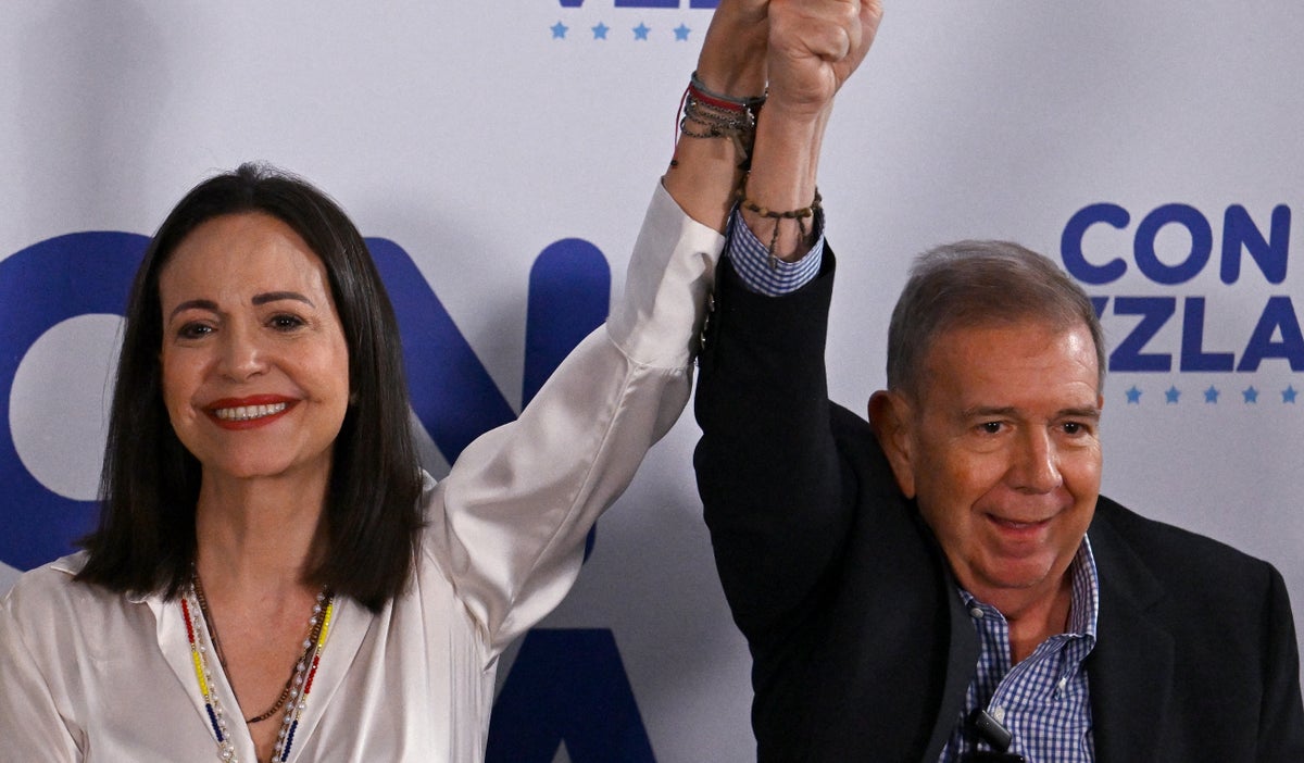 María Corina Machado y Edmundo González