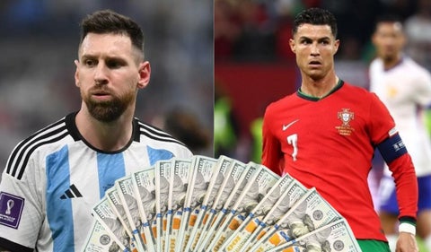 Messi y Cristiano Ronaldo