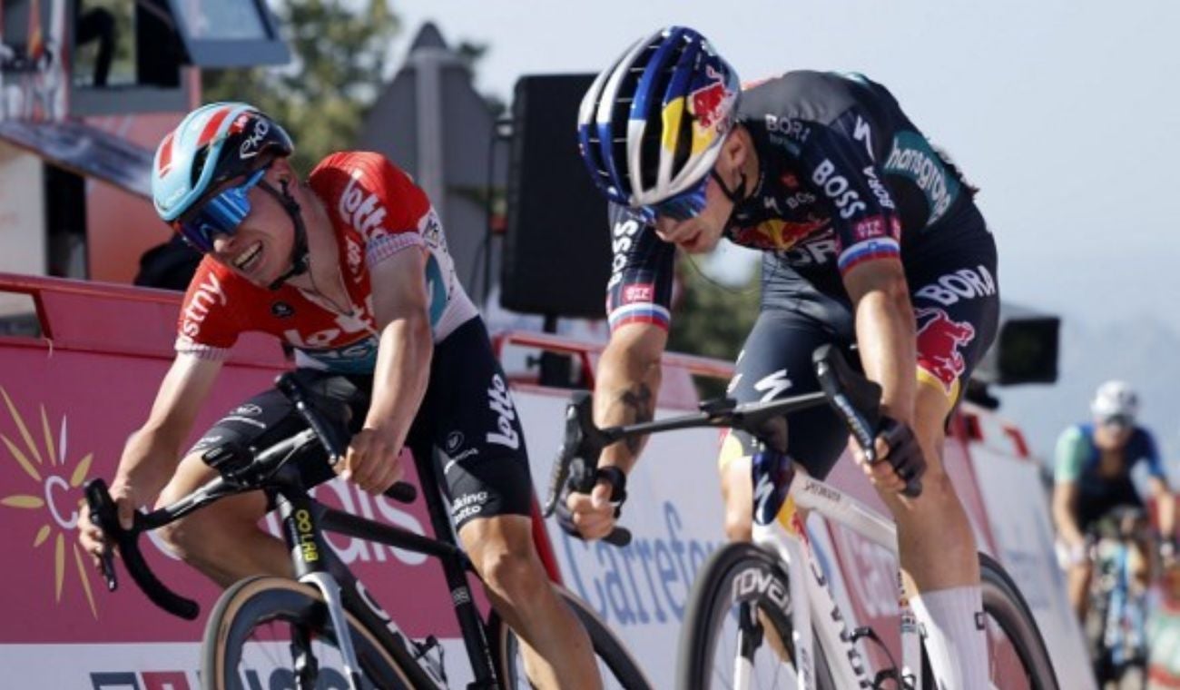 Primoz Roglic en la Vuelta a España 2024