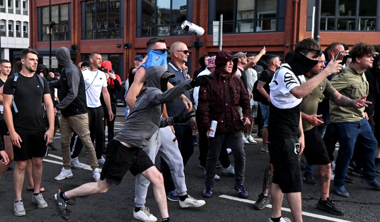 Disturbios de Southport y Manchester, Reino Unido.