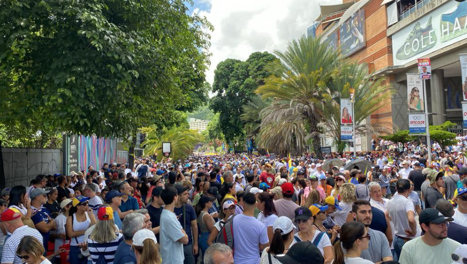 Protestas en Venezuela convocadas por la oposición