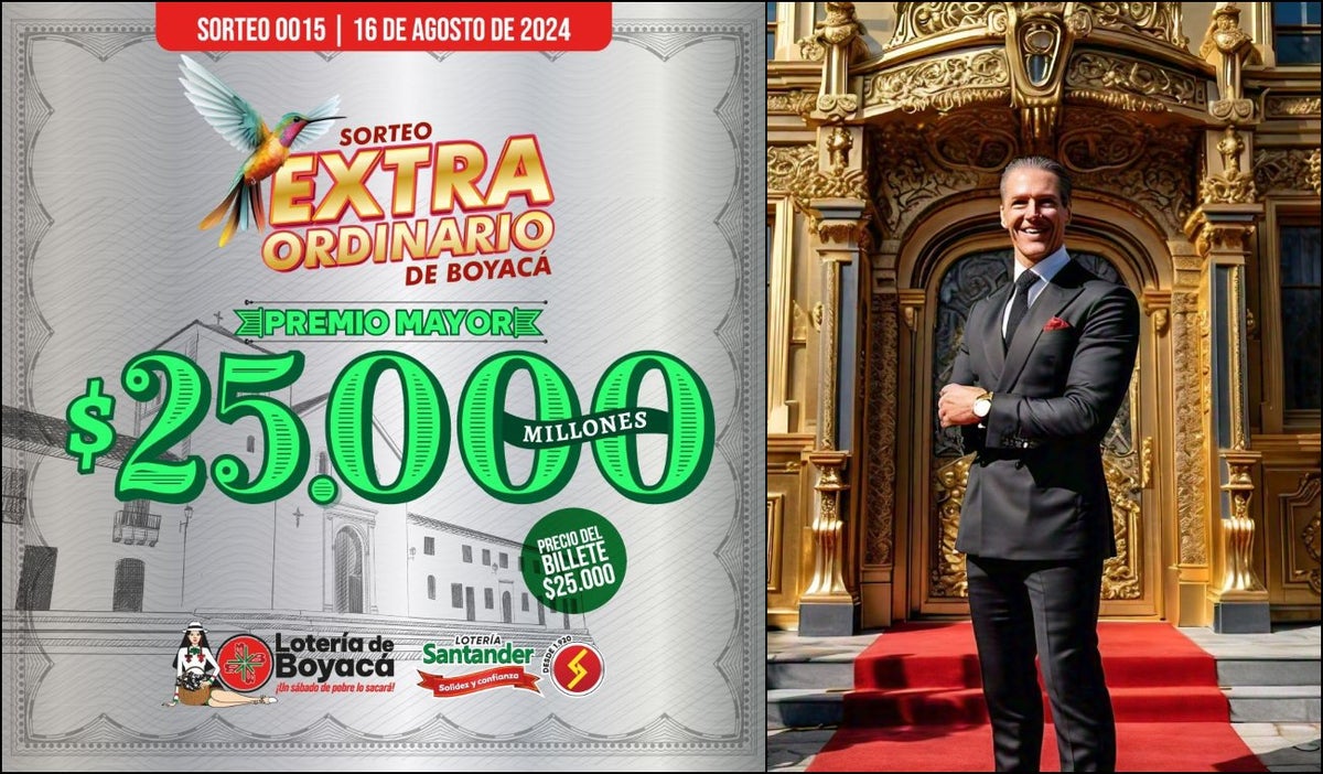 Sorteo Extraordinario de Boyacá y Santander, 16 de agosto de 2024
