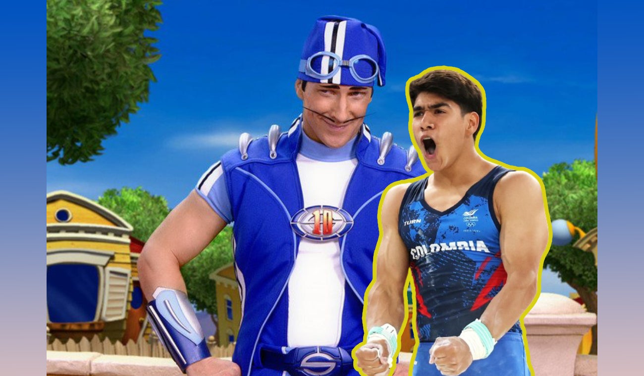 'Sportacus', de Lazy Town, felicitó a Ángel Barajas
